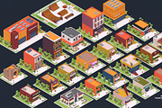 Low Poly City Buildings Pack 2
