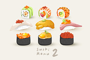 Big Set of Sushi Rolls 2