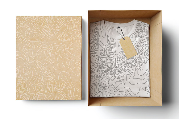 Topographic maps 2 in Textures - product preview 3