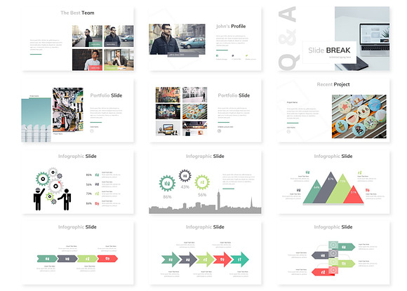 Qubica - Powerpoint Template in PowerPoint Templates - product preview 3