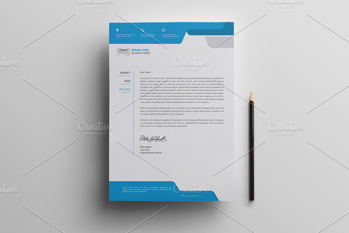 The Letterhead in Stationery Templates - product preview 8