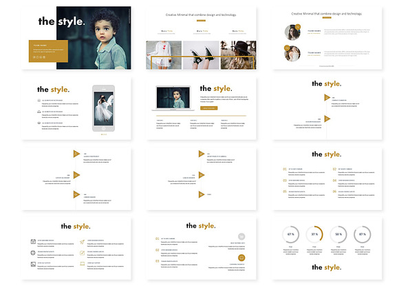 The Style - Google Slides Template in Google Slides Templates - product preview 2