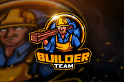 Builder Team - Mascot & Esport Logo