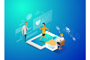 Isometric smart health and medical