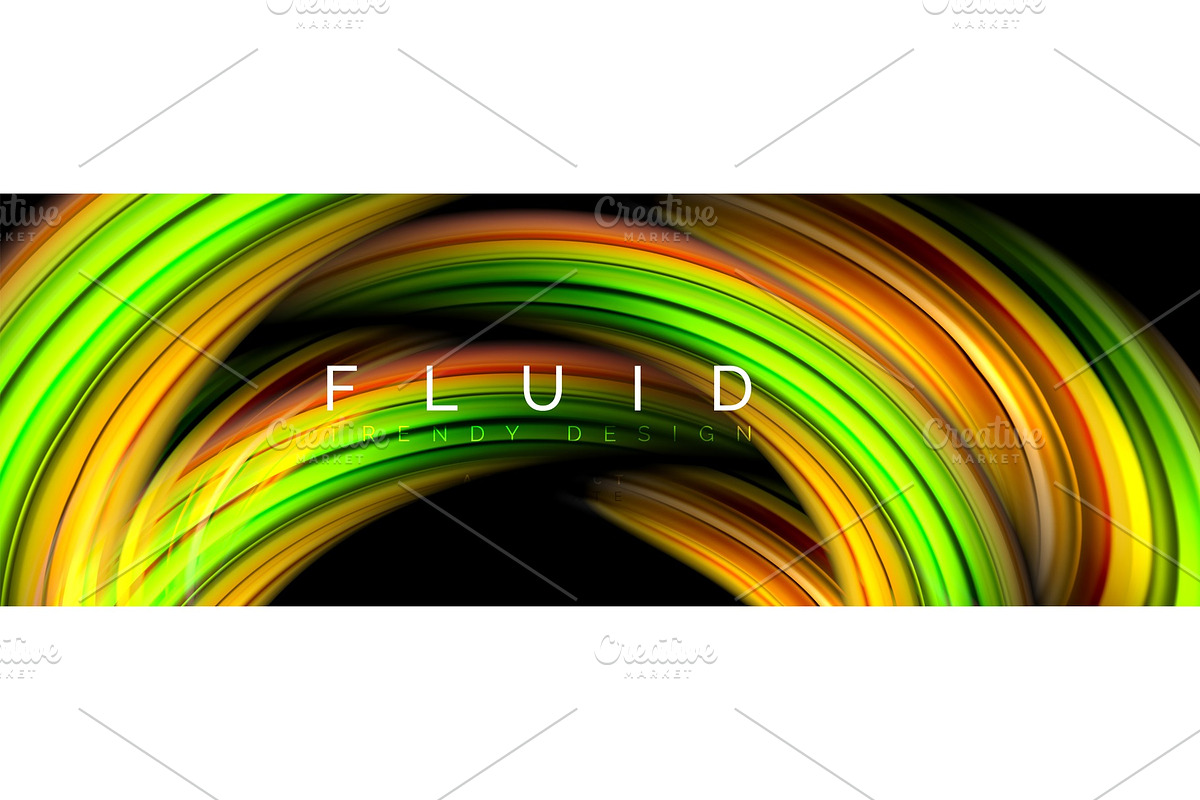Fluid color motion concept in Illustrations - product preview 8