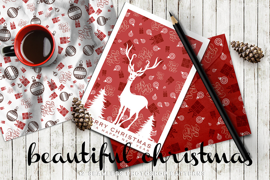 Beautiful Christmas in Patterns - product preview 8