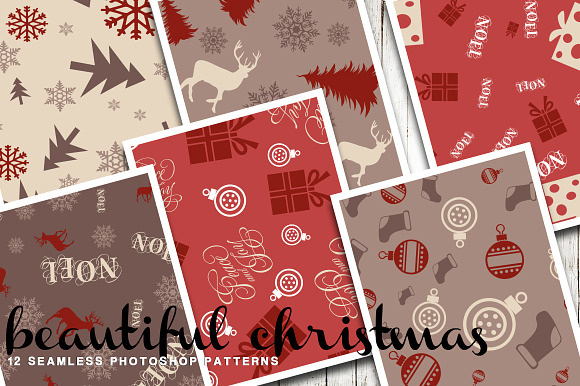 Beautiful Christmas in Patterns - product preview 1