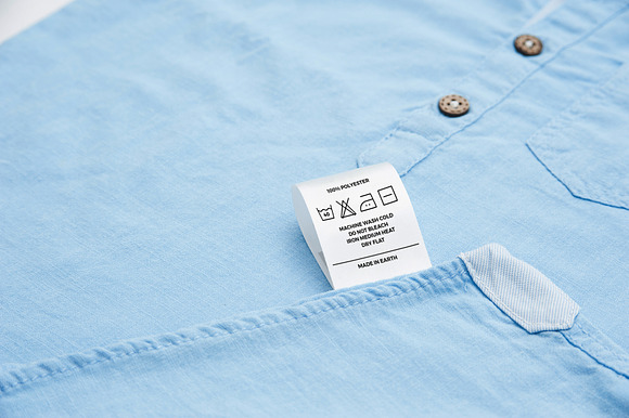 Laundry Symbols | Line icons in Washing Icons - product preview 4