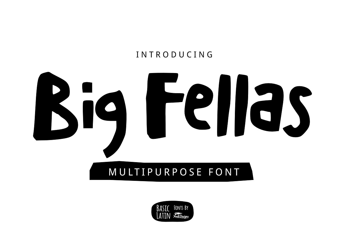 Big Fellas Cute Font in Cute Fonts - product preview 8