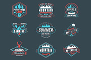 Summer Camping Badges