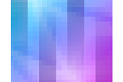 Purple Blue Grid Mosaic