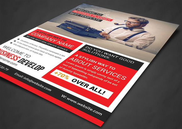 Professional Creative Corporate  Bus in Flyer Templates - product preview 1