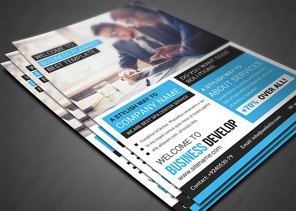 Professional Creative Corporate  Bus in Flyer Templates - product preview 2