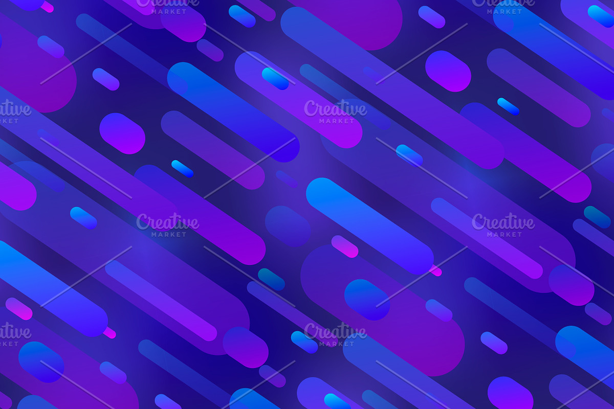Colorful gradient shapes composition in Illustrations - product preview 8