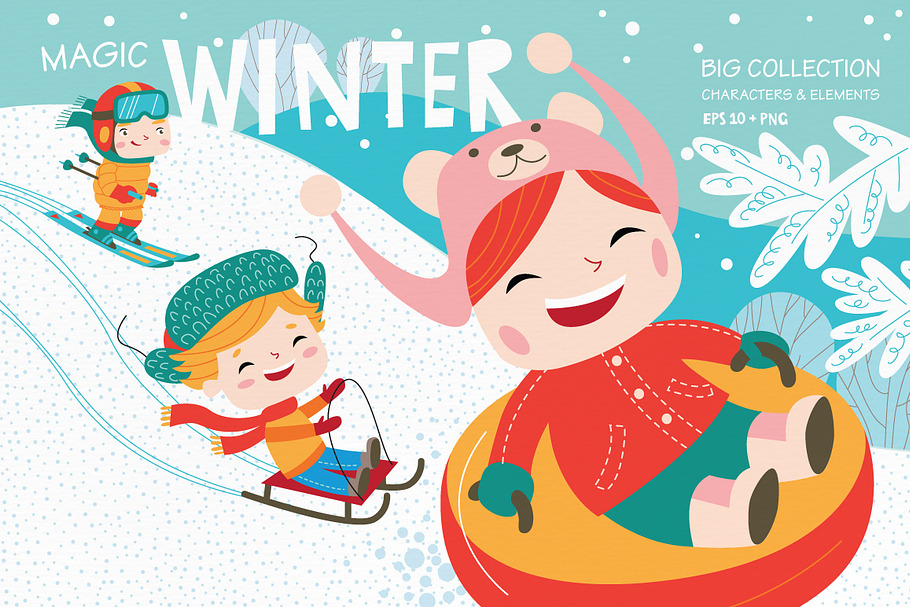 Magic WINTER in Illustrations - product preview 8