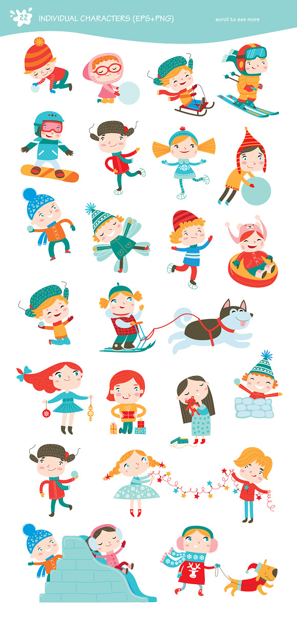 Magic WINTER in Illustrations - product preview 1