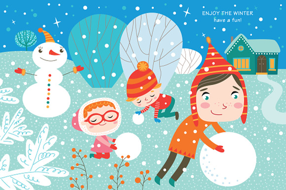 Magic WINTER in Illustrations - product preview 4