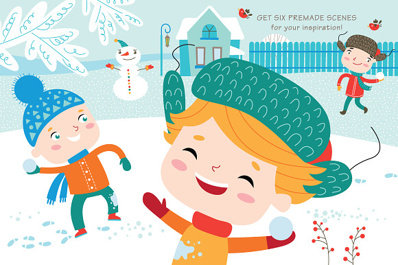 Magic WINTER in Illustrations - product preview 5