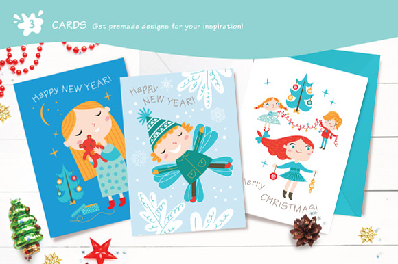 Magic WINTER in Illustrations - product preview 8