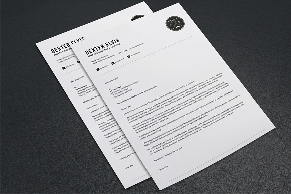2 Pages Full Extent Resume CV in Resume Templates - product preview 1