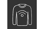 NFC clothes chalk icon