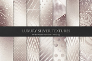 Silver Metallic Foil Textures