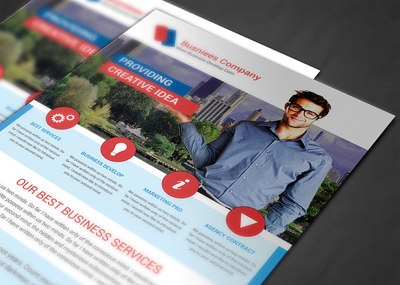 Business Flyer Print Template in Flyer Templates - product preview 3