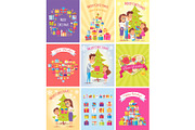 Gifts. Merry Christmas Cards