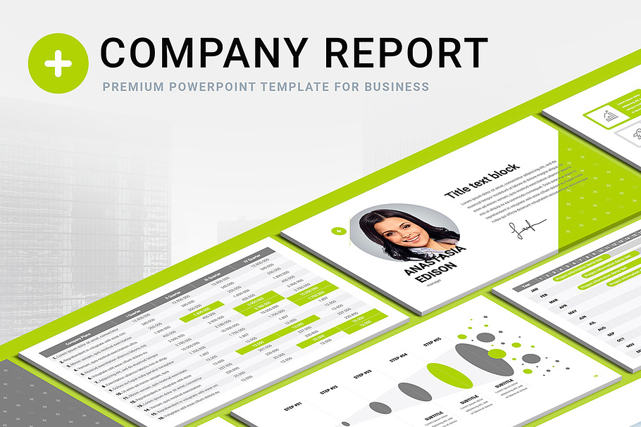 Company Report PowerPoint Template in PowerPoint Templates - product preview 8