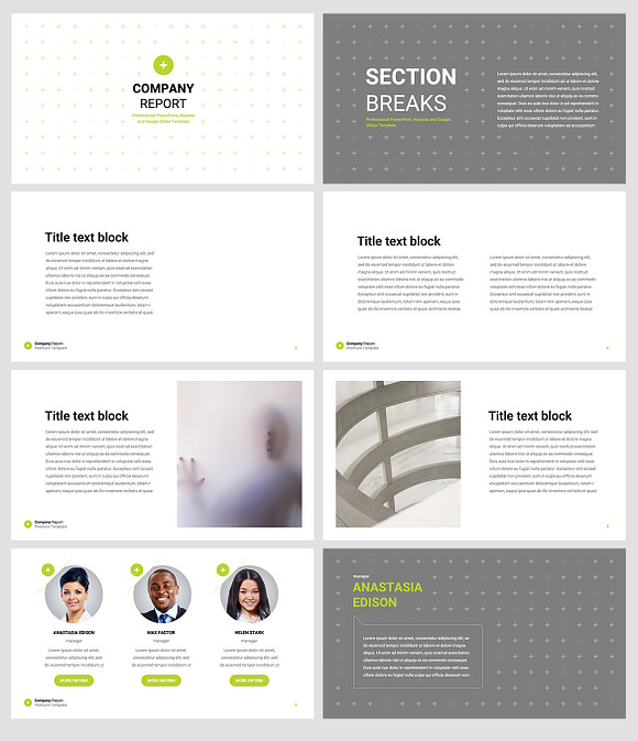 Company Report PowerPoint Template in PowerPoint Templates - product preview 2
