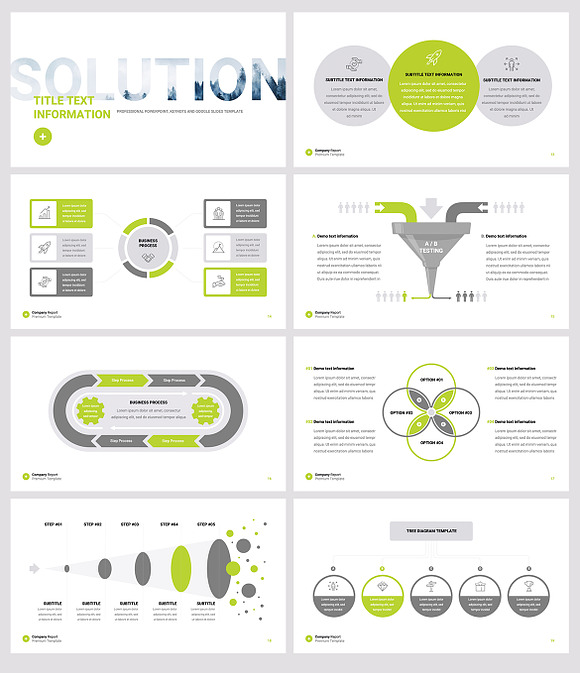 Company Report PowerPoint Template in PowerPoint Templates - product preview 3