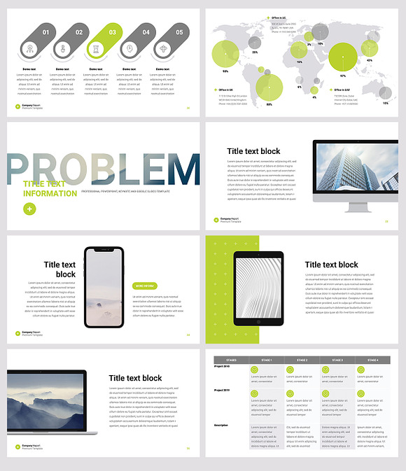 Company Report PowerPoint Template in PowerPoint Templates - product preview 4