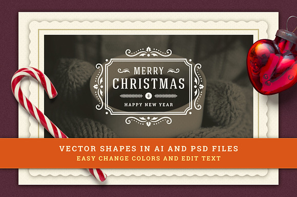 Christmas Retro Design Bundle in Illustrations - product preview 7