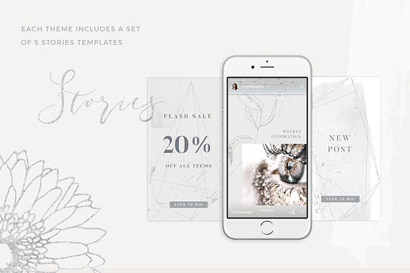 Luxury Instagram Posts and Stories in Instagram Templates - product preview 15