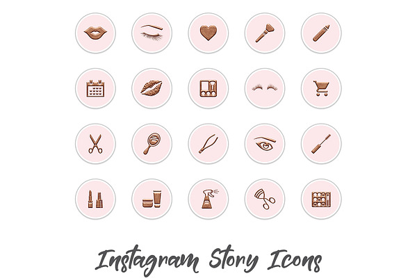 Beauty Instagram Story Icons