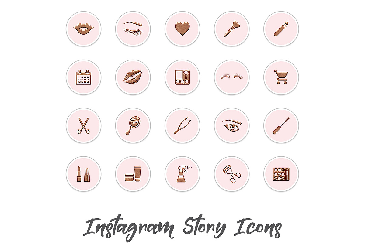 Beauty Instagram Story Icons in Instagram Templates - product preview 8