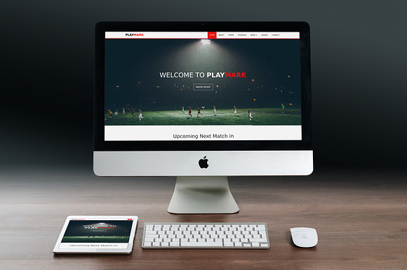 PlayMark - Sports Website Template in Website Templates - product preview 1