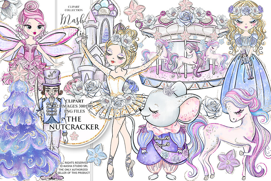 THE NUTCRACKER clipart in Illustrations - product preview 8