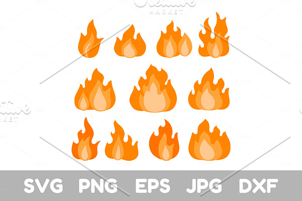 Fire, Flame, Svg