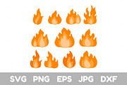 Fire, Flame, Svg