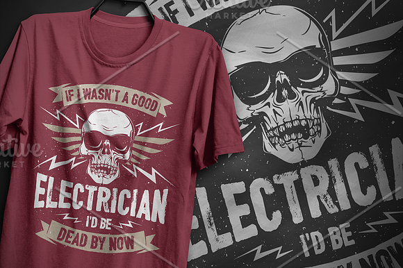 Good Electrician - Typography Design in Illustrations - product preview 3