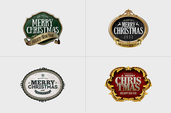 Christmas Badges Templates in Logo Templates - product preview 5