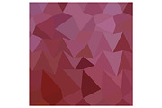 Antique Fuchsia Abstract Low Polygon