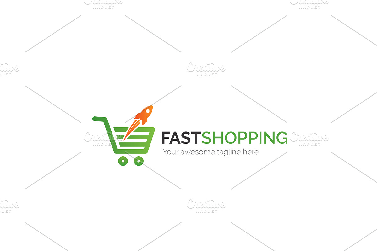 Fast Shopping Logo in Logo Templates - product preview 8