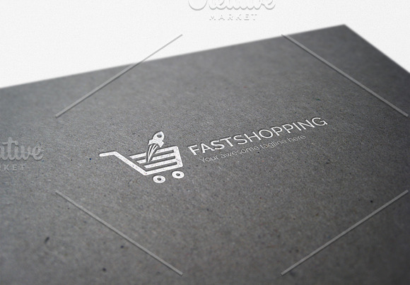 Fast Shopping Logo in Logo Templates - product preview 3