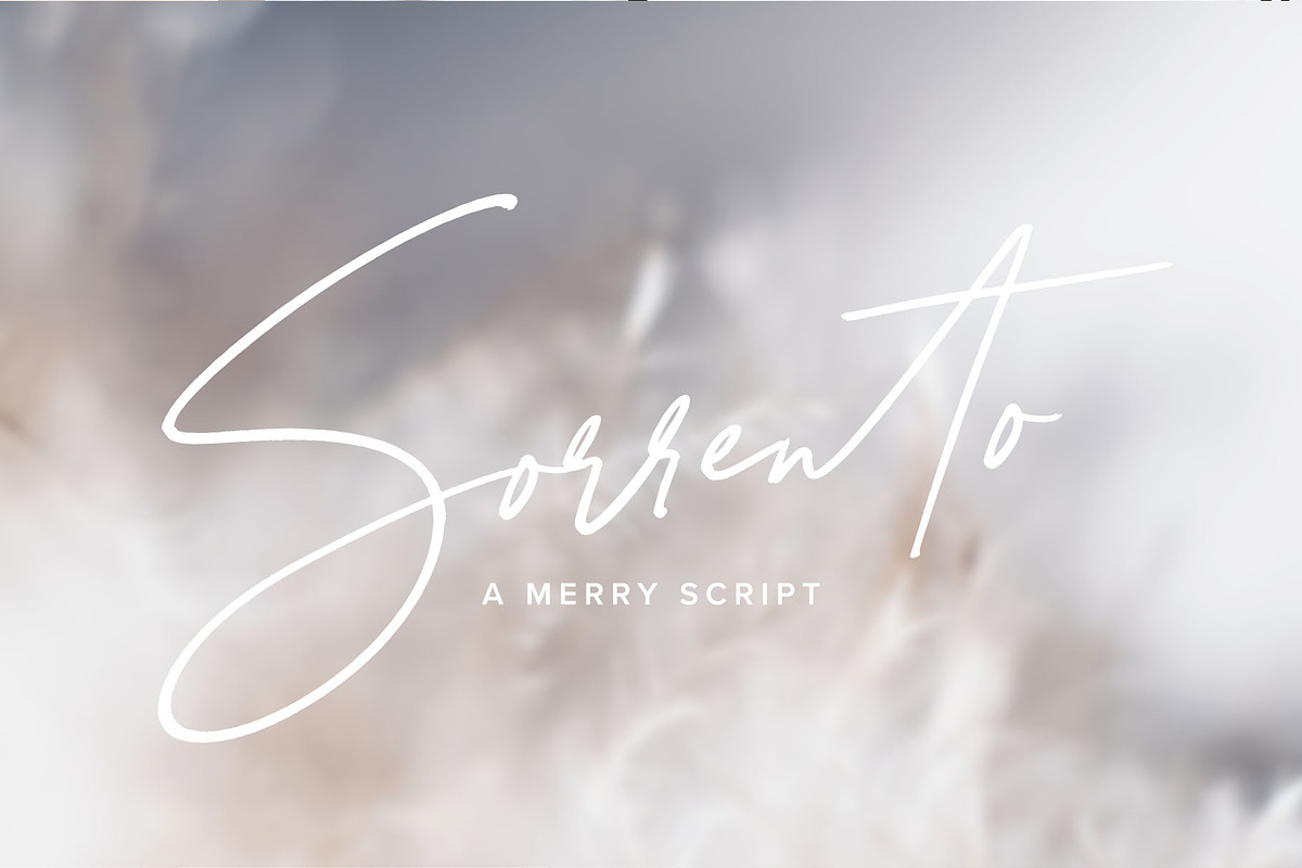 Sorrento | A Merry Script in Script Fonts - product preview 8