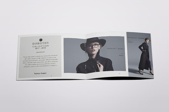 Dorothy - A5 Fashion Lookbook in Brochure Templates - product preview 3