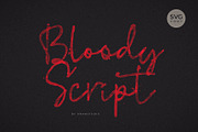 Bloody Script SVG Font
