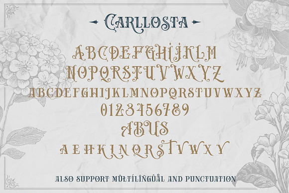 Carllosta - Layered Font (+EXTRAS) in Display Fonts - product preview 6