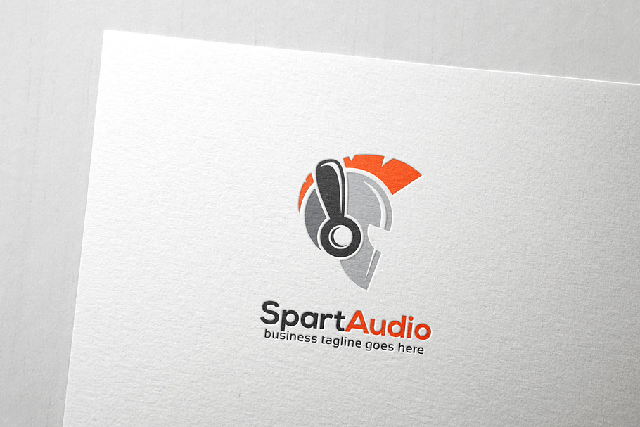 Spartan Audio Logo in Logo Templates - product preview 8